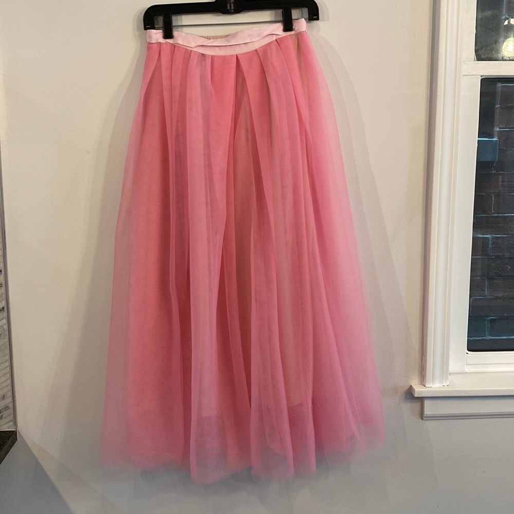 JCrew Tulle Midi Skirt